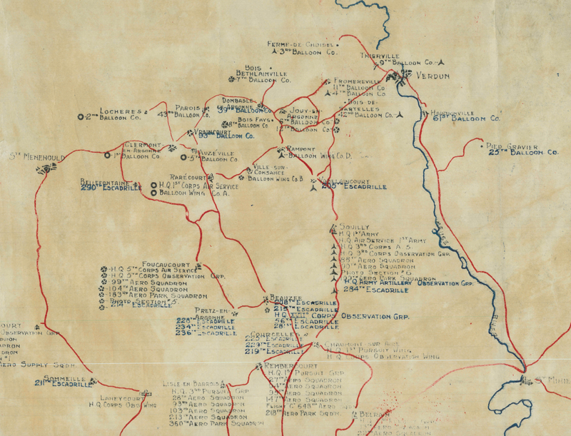 Battle Archives Map Meuse-Argonne Offensive #4