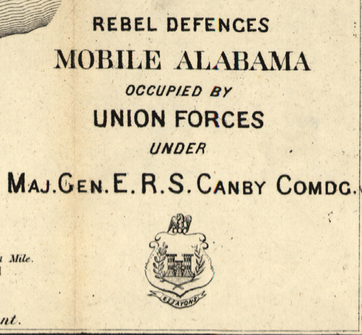Battle Archives Map Mobile, Alabama #2