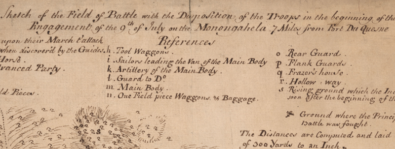 Battle Archives Map Monongahela, Pennsylvania