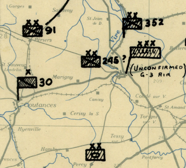 Battle Archives Map Normandy #1