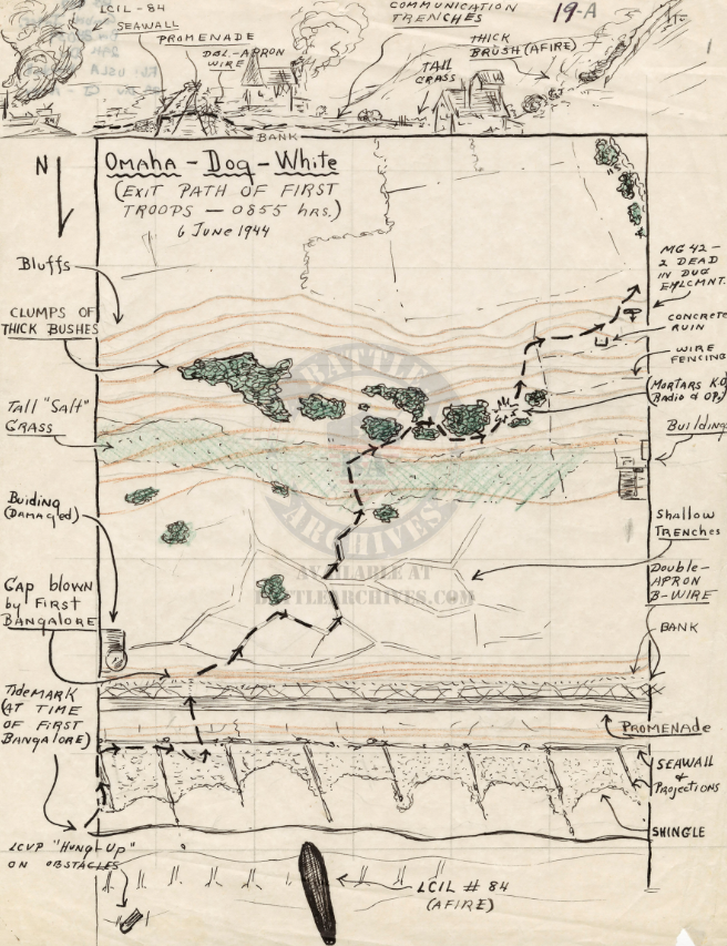 Battle Archives Map Normandy #4