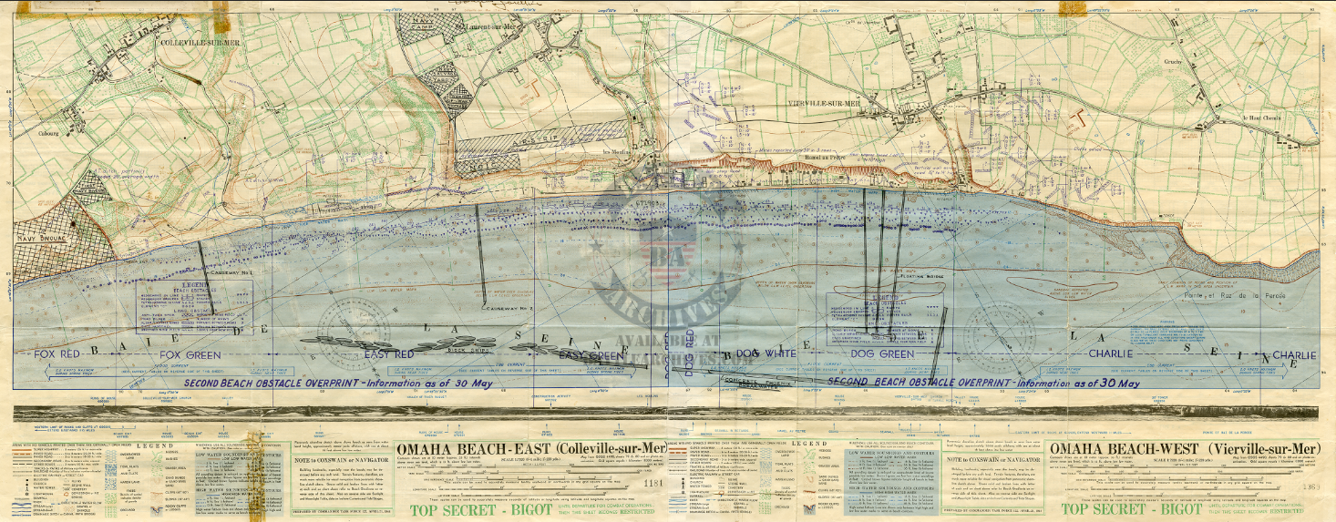 Battle Archives Map Normandy #5