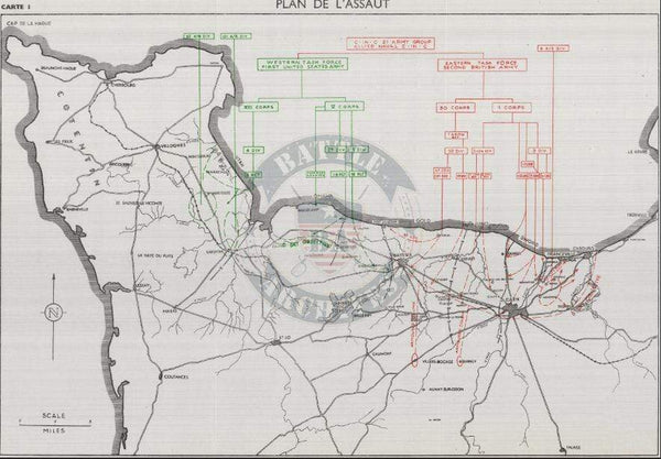 Battle Archives Map Normandy #5