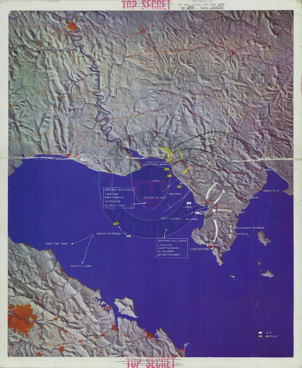 Battle Archives Map Normandy #8