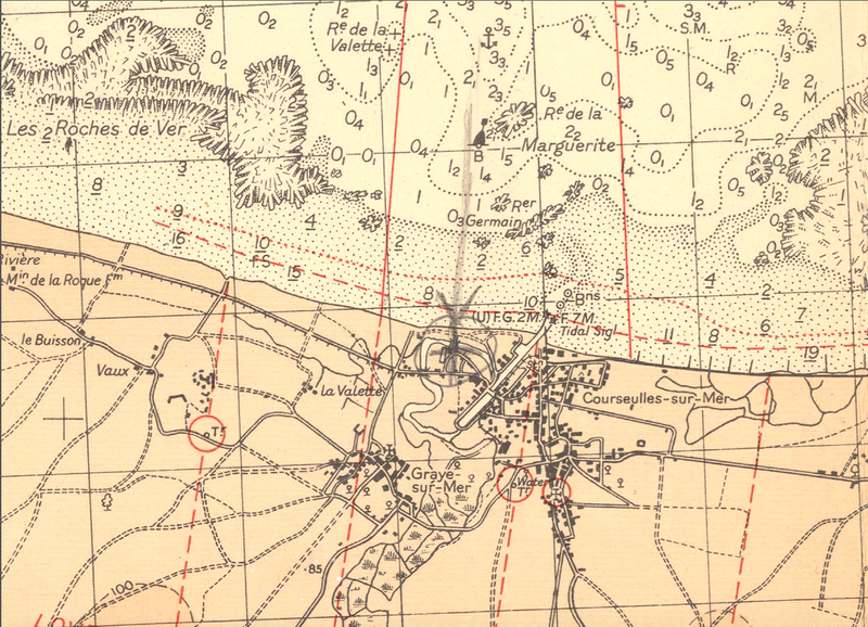 Battle Archives Map Normandy #9 (Juno Beach)