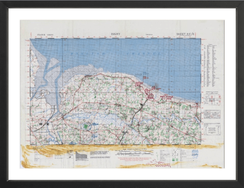 Battle Archives Map Normandy Omaha Beach Battle Map