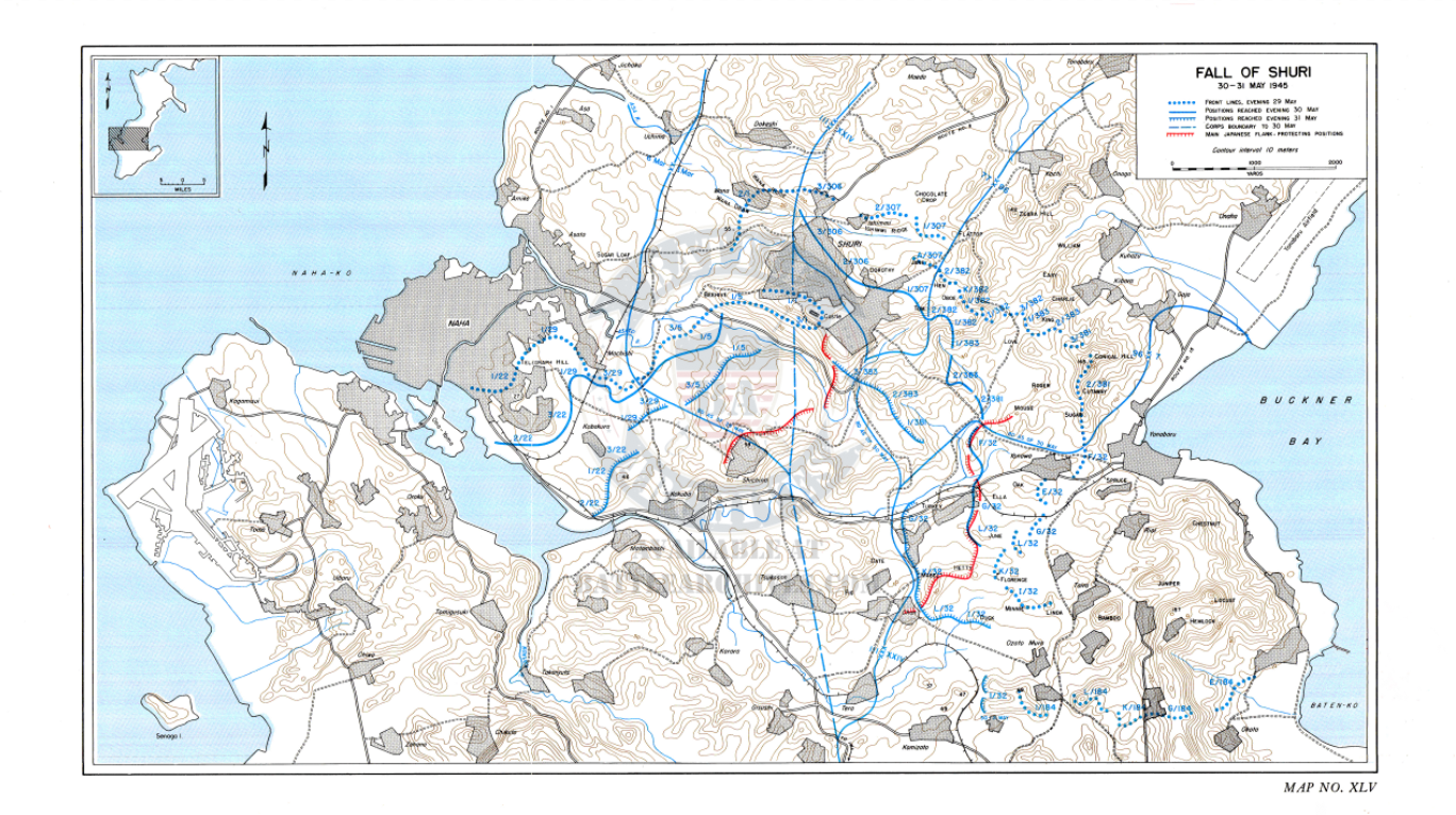 Battle Archives Map Okinawa #1