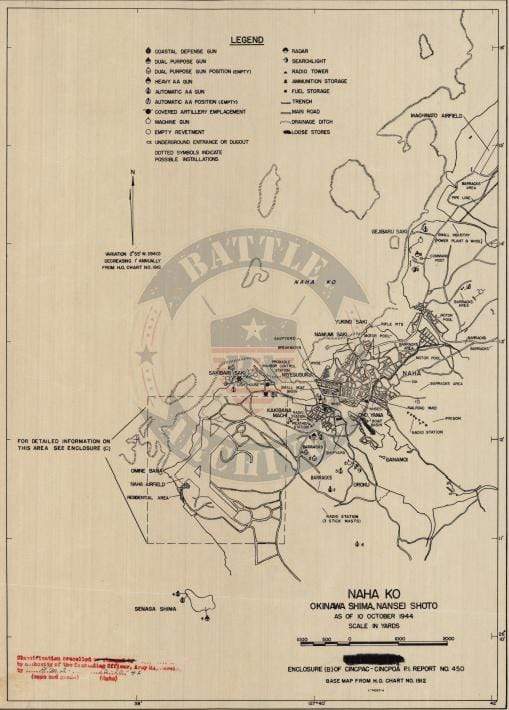 Battle Archives Map Okinawa #1