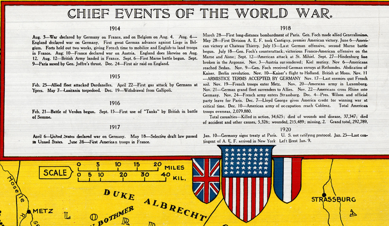 Battle Archives Map Order of Battle at Armistice #2