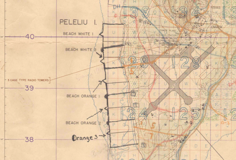 Battle Archives Map Peleliu