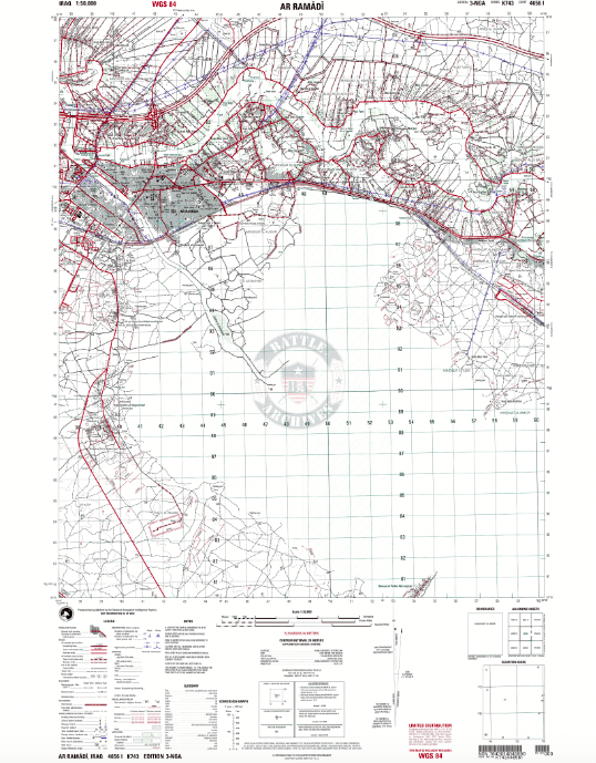 Battle Archives Map Ramadi, Iraq