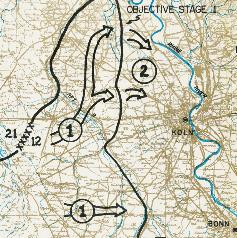 Battle Archives Map Rhineland