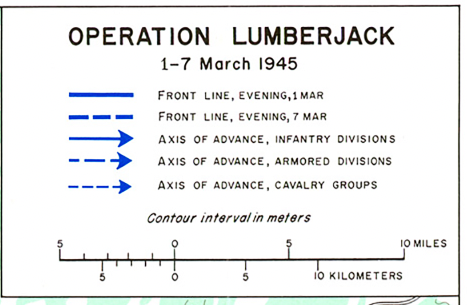 Rhineland Operation Lumberjack Battle Map