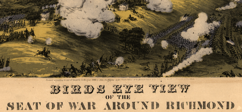 Battle Archives Map Richmond, Virginia #2