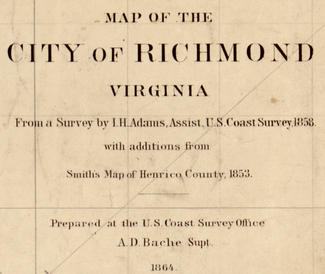 Battle Archives Map Richmond, Virginia #4