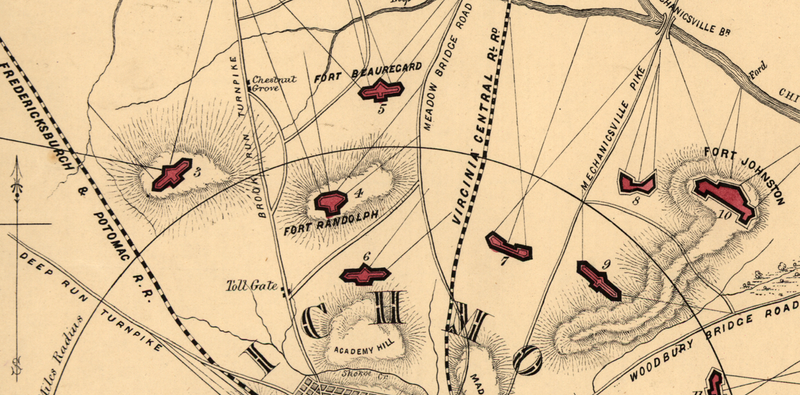 Battle Archives Map Richmond, Virginia #6