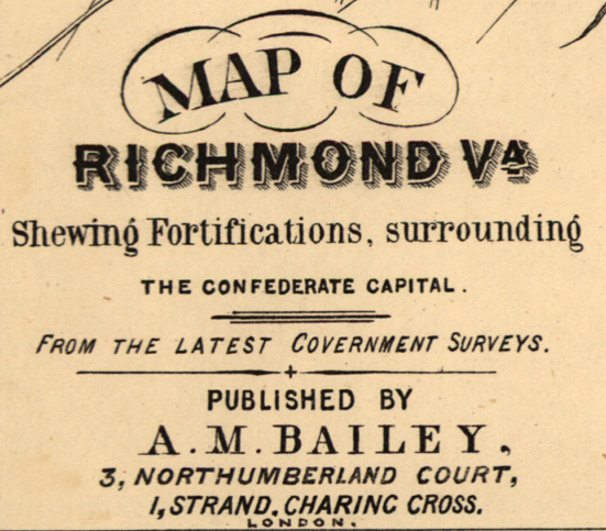 Battle Archives Map Richmond, Virginia #6