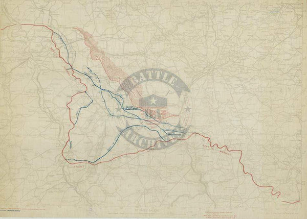 Battle Archives Map Saint Mihiel Offensive #2