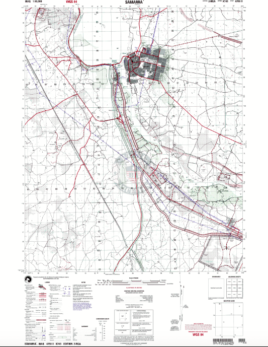 Battle Archives Map Samarra, Iraq