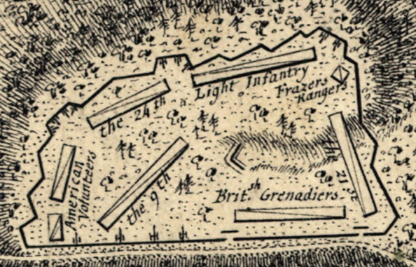 Battle Archives Map Saratoga, New York