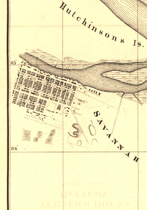 Battle Archives Map Savannah, Georgia #3