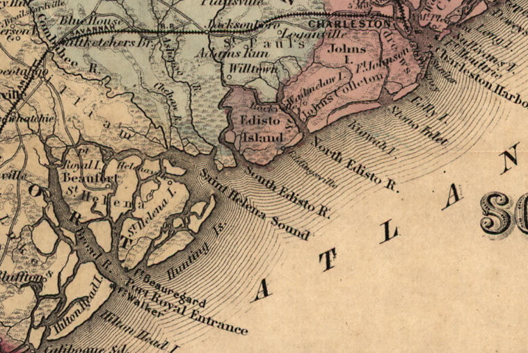 Battle Archives Map South Carolina #2