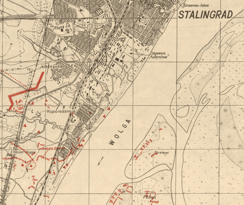 Stalingrad Map 1942