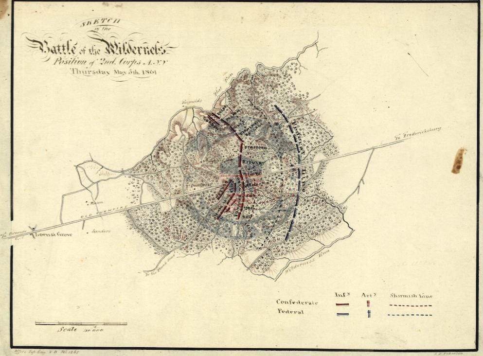 Battle Archives Map The Wilderness #1