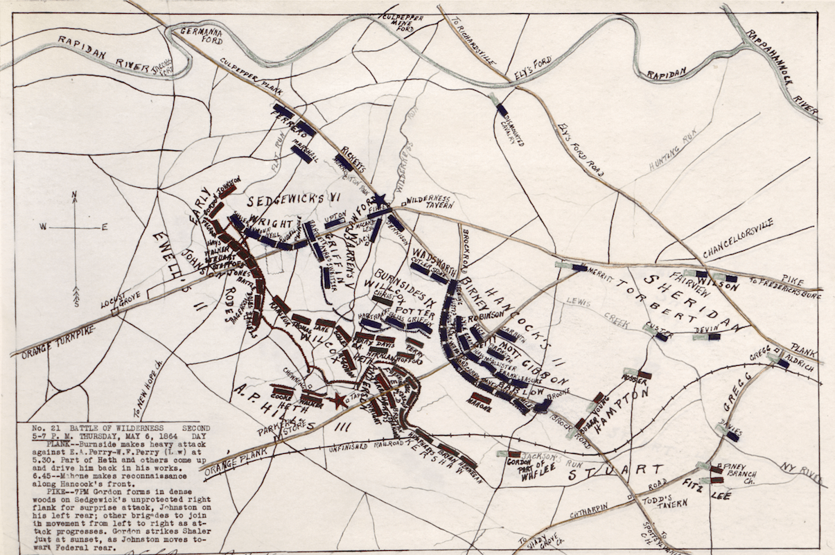 Battle Archives Map The Wilderness #2