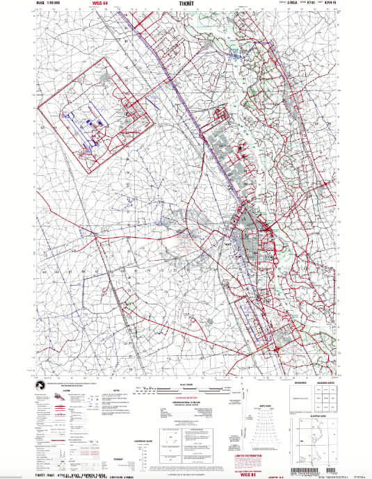 Battle Archives Map Tikrit, Iraq