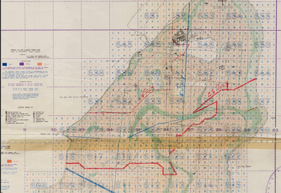Tinian Front Line Progression Battle Map