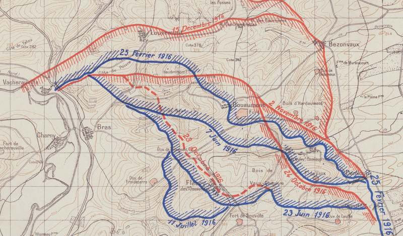 Battle Archives Map Verdun