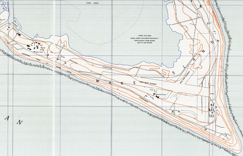 Battle Archives Map Wake Island