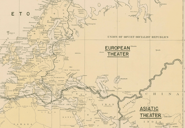 Battle Archives Map War Theaters Map of World War II