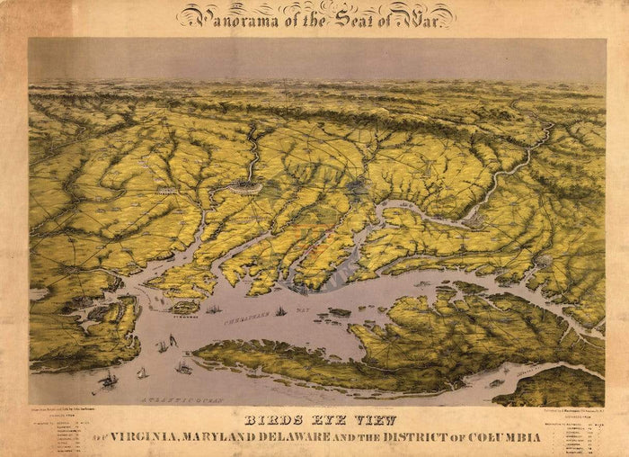 Battle Archives Map Washington, D.C. #3