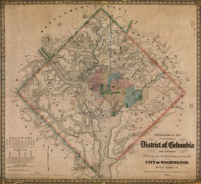 Battle Archives Map Washington, D.C. #4
