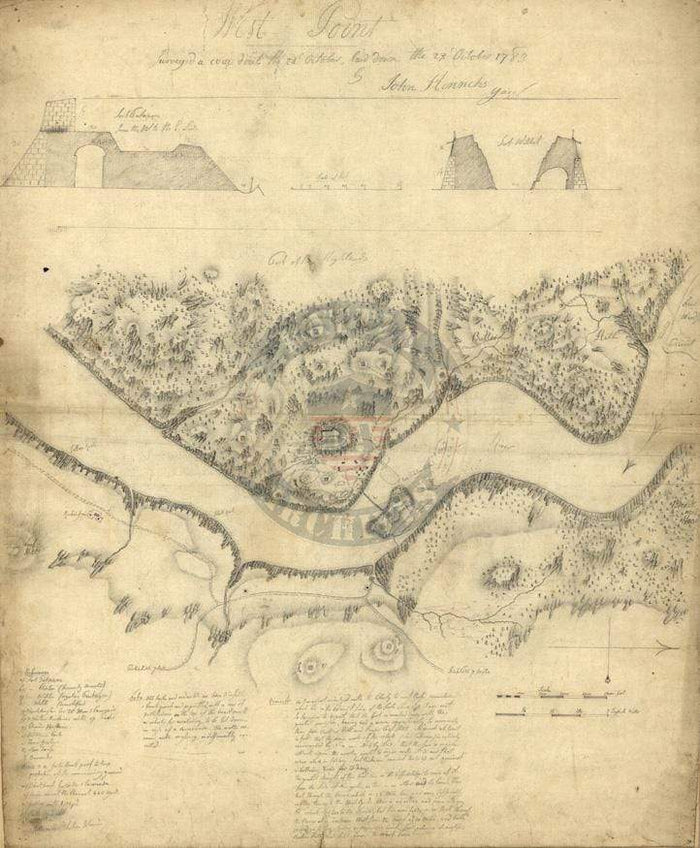 Battle Archives Map West Point, New York #2