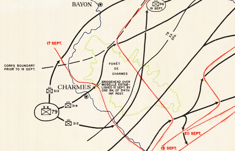 Battle Archives Map XV Corps European Campaign #2