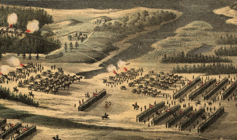 Battle Archives Map Yorktown, Virginia (1862) #2