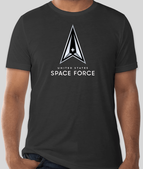 Battle Archives T-Shirt Small / Charcoal US Space Force Emblem T-Shirt