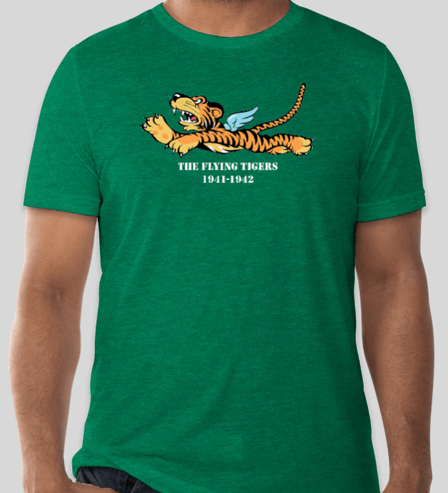Battle Archives T-Shirt Small / Military Green Flying Tigers Logo T-Shirt
